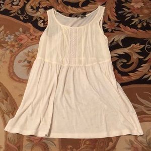 Flowy white cover up dress.